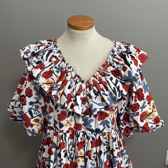 Sofie The Label - Floral Ruffle Puffed Dress - Size Medium - Good Condition!! - Picture 3 of 9